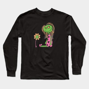 Happy Monster Girl Long Sleeve T-Shirt